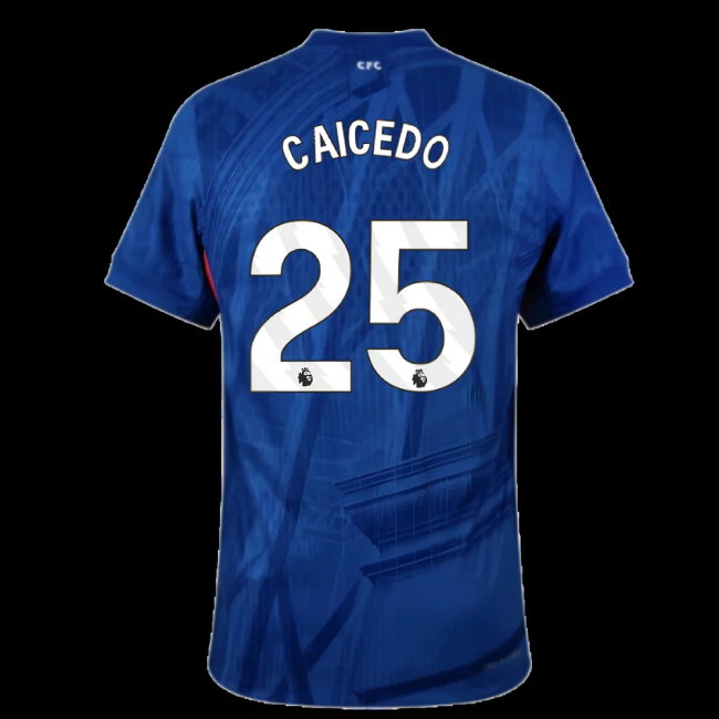 2025-2026 Chelsea Home Authentic Shirt (Caicedo 25)-SoccerKits Hub | Buy Soccer Jerseys Online